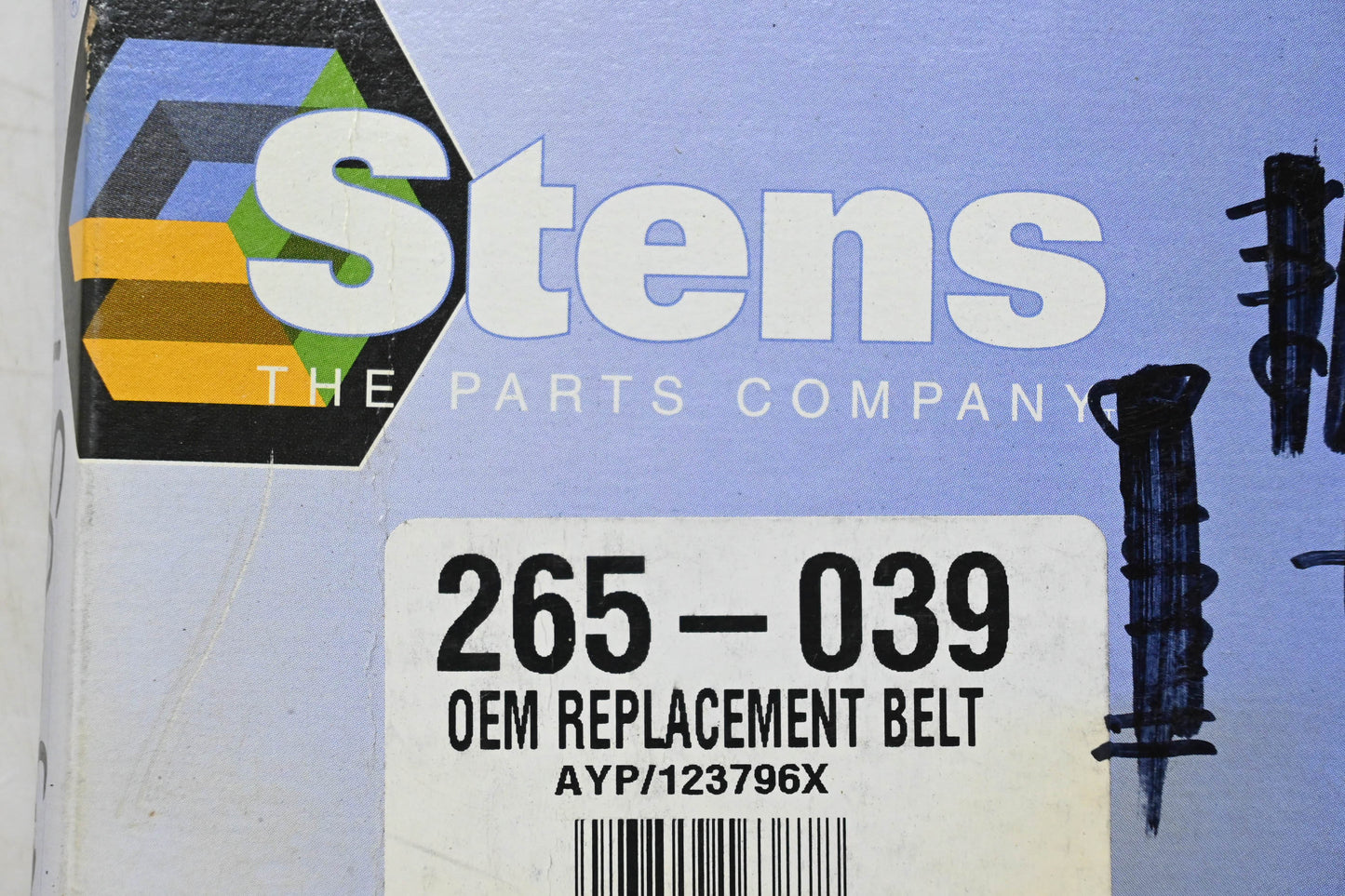 Stens 265-039 Replacement Belt NOS