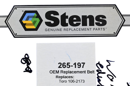 Stens 265-197, 106-2173 Replacement Belt NOS