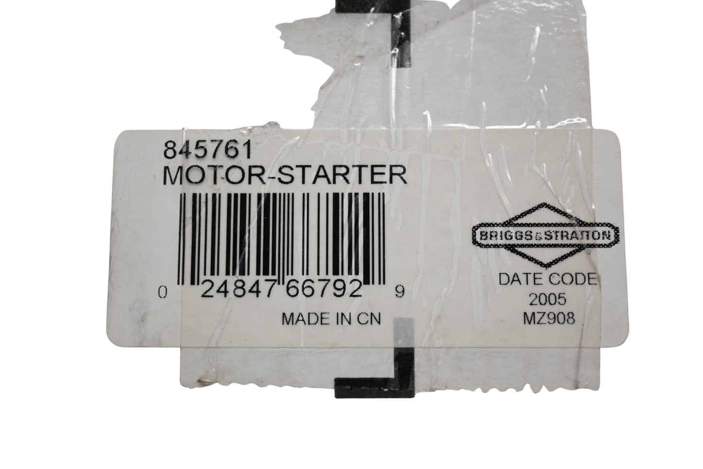 New OEM Briggs & Stratton 845761 Starter Motor NOS