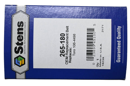 Stens 265-180, 106-4498 Replacement Belt NOS