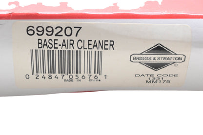 New OEM Briggs & Stratton 699207 Air Cleaner Base NOS