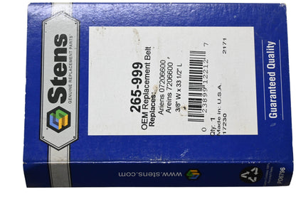 Stens 265-999 Replacement Belt NOS