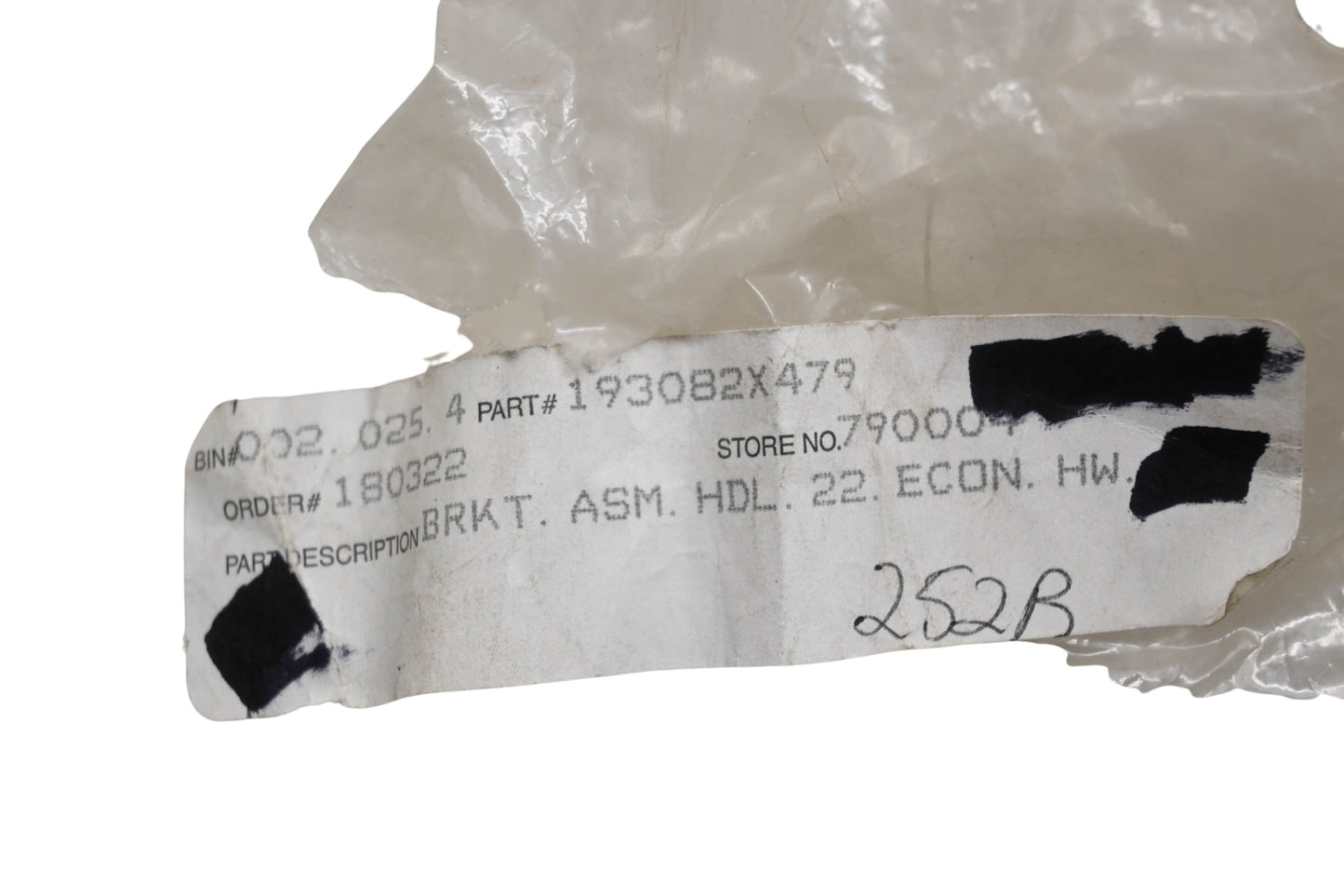 Craftsman 193082X479, 532403507 Bracket Handle NOS