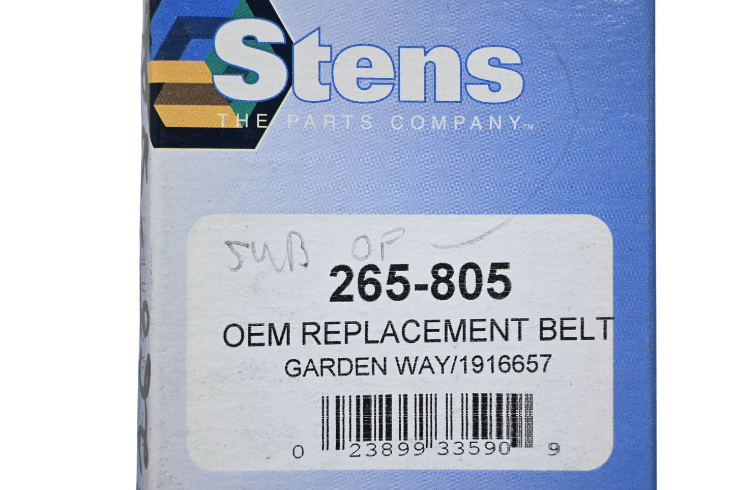 Stens 265-805 Replacement Belt NOS