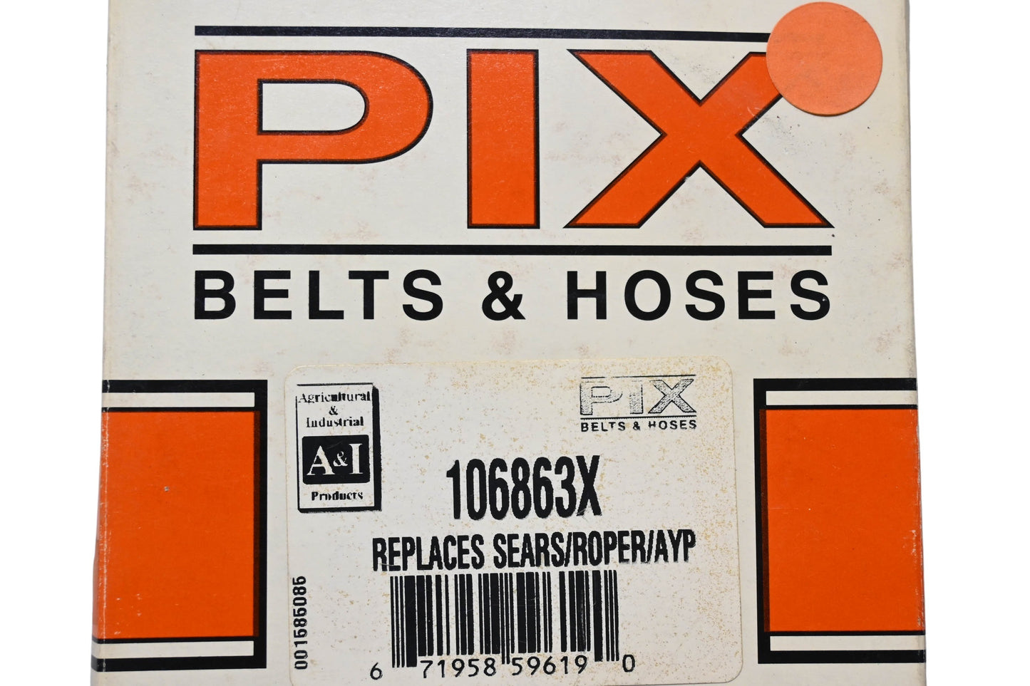 PIX 106863X Replacement Belt NOS