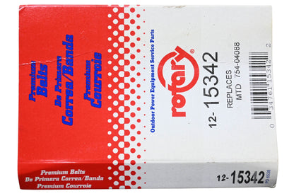 Rotary 12-15342, 754-04088 Traction Drive Belt NOS