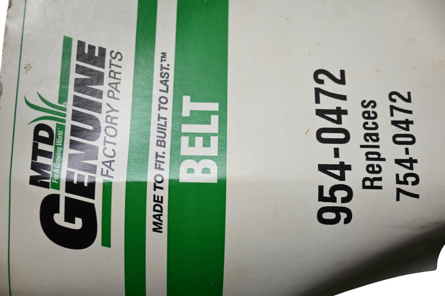 MTD 754-0472, 954-0472 Belt NOS