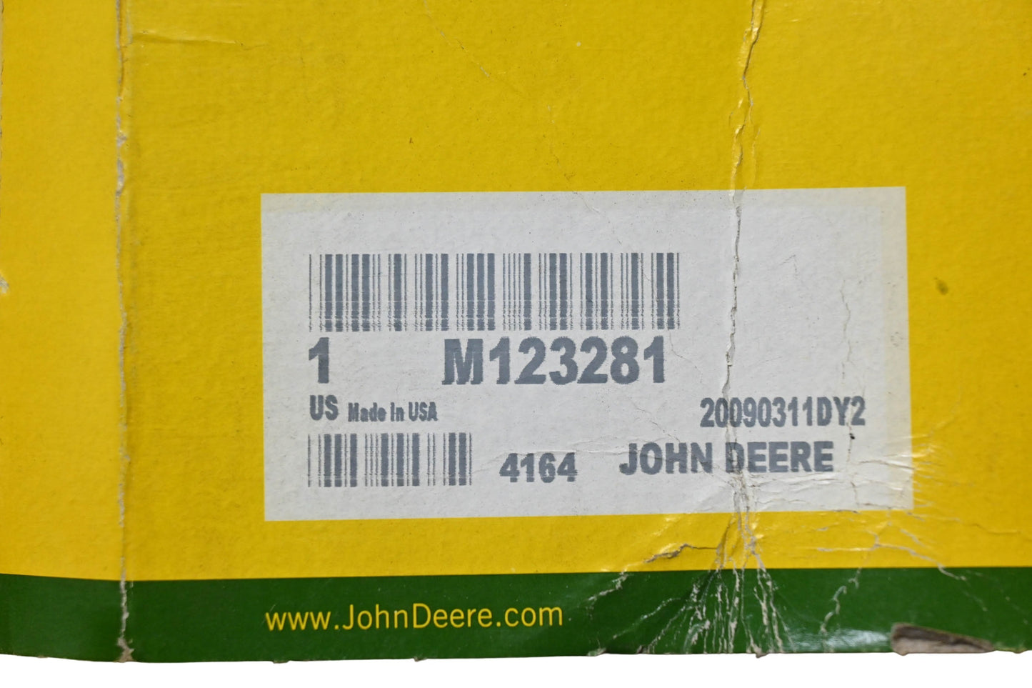 New OEM John Deere M123281 Belt NOS