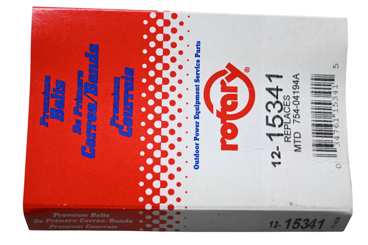 Rotary 12-15341, 754-04194A Belt NOS