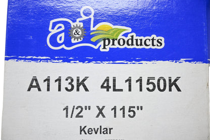 A&I Products A113K 4L1150K V-Belt 1/2"x115" NOS