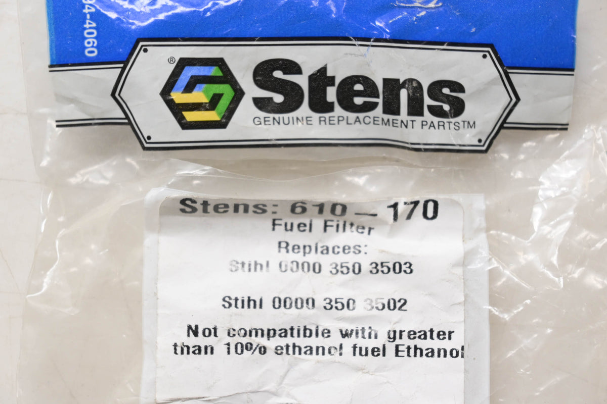 Stens 610-170, 0000 350 3503 Fuel Filter NOS