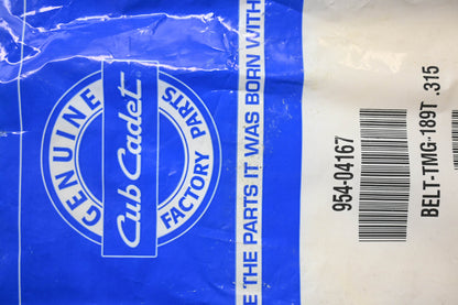 Cub Cadet 954-04167 Belt NOS