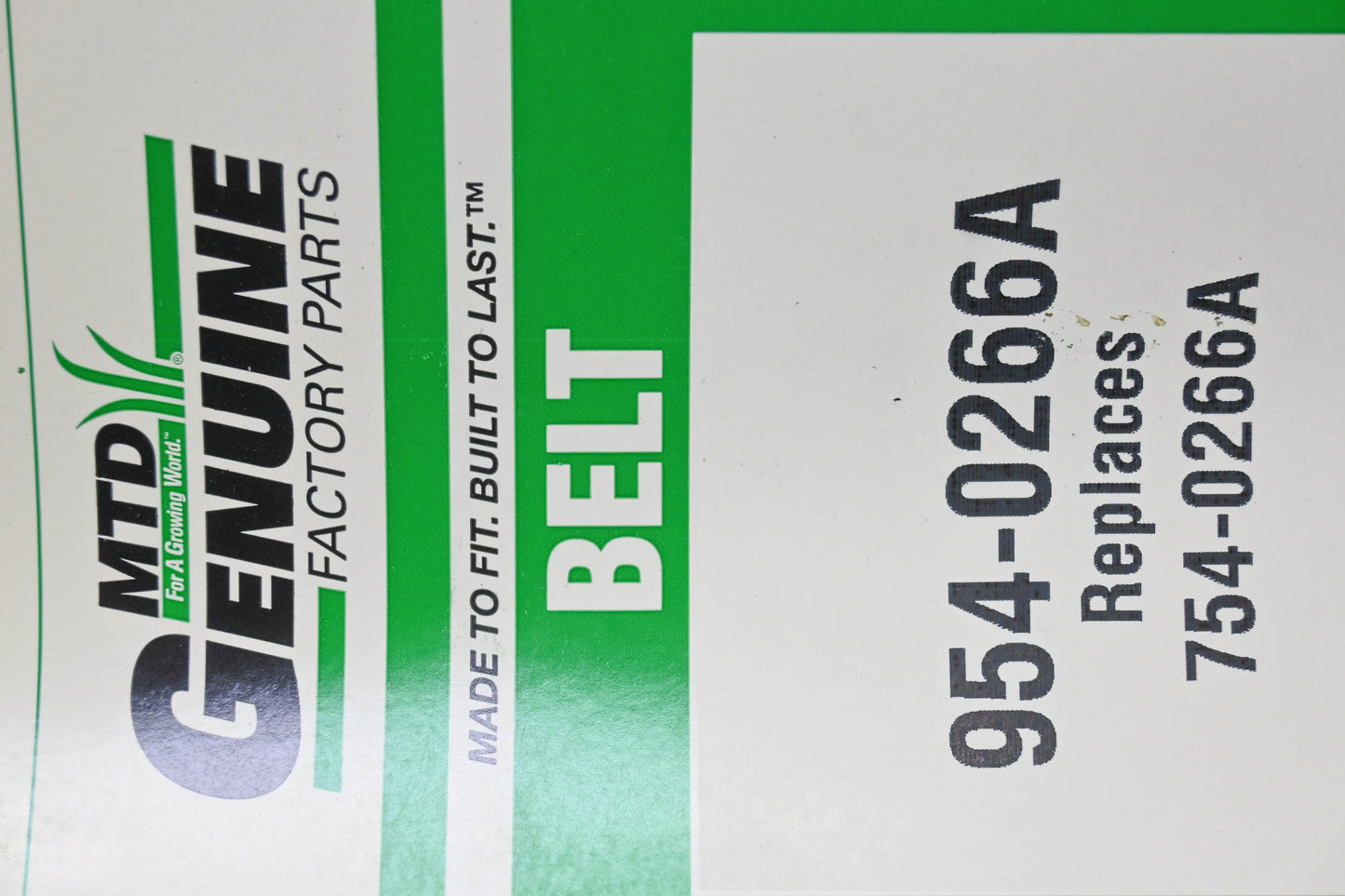 MTD 954-0266A Belt NOS