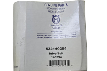 New OEM Husqvarna 532140294 Drive Belt NOS