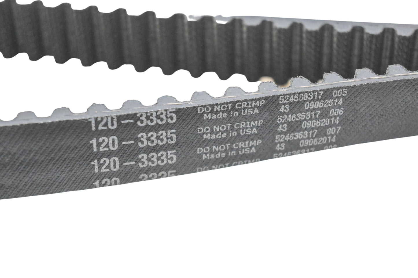 Toro 120-3335 Cogged Belt NOS
