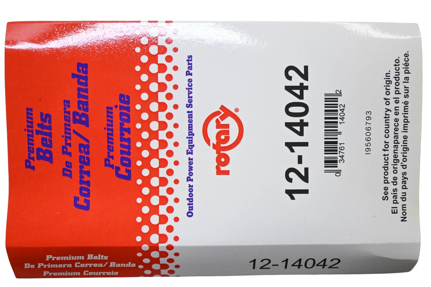 Rotary 12-14042 Premium Belt NOS