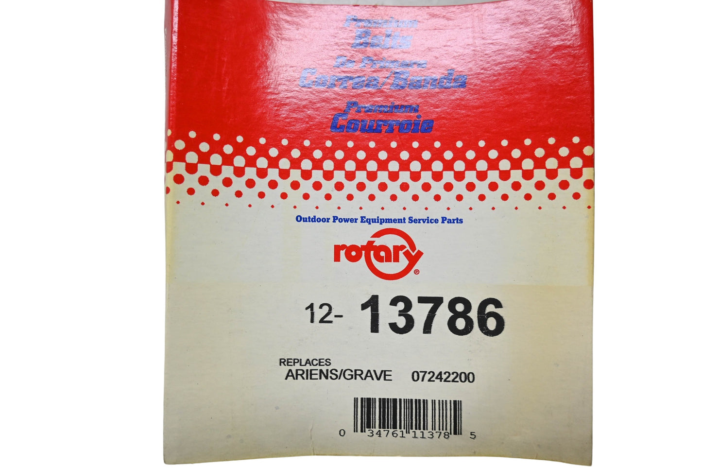 Rotary 12-13786 Premium Belt NOS