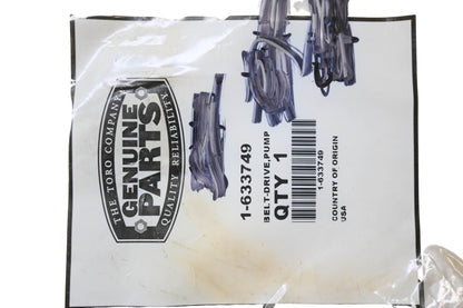 Toro 1-633749 Pump Drive Belt NOS