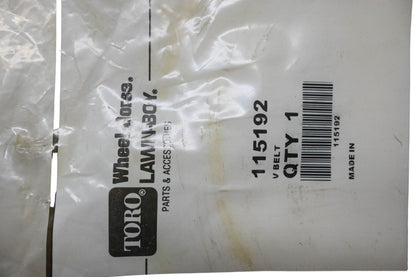 Toro 115192 V-Belt NOS