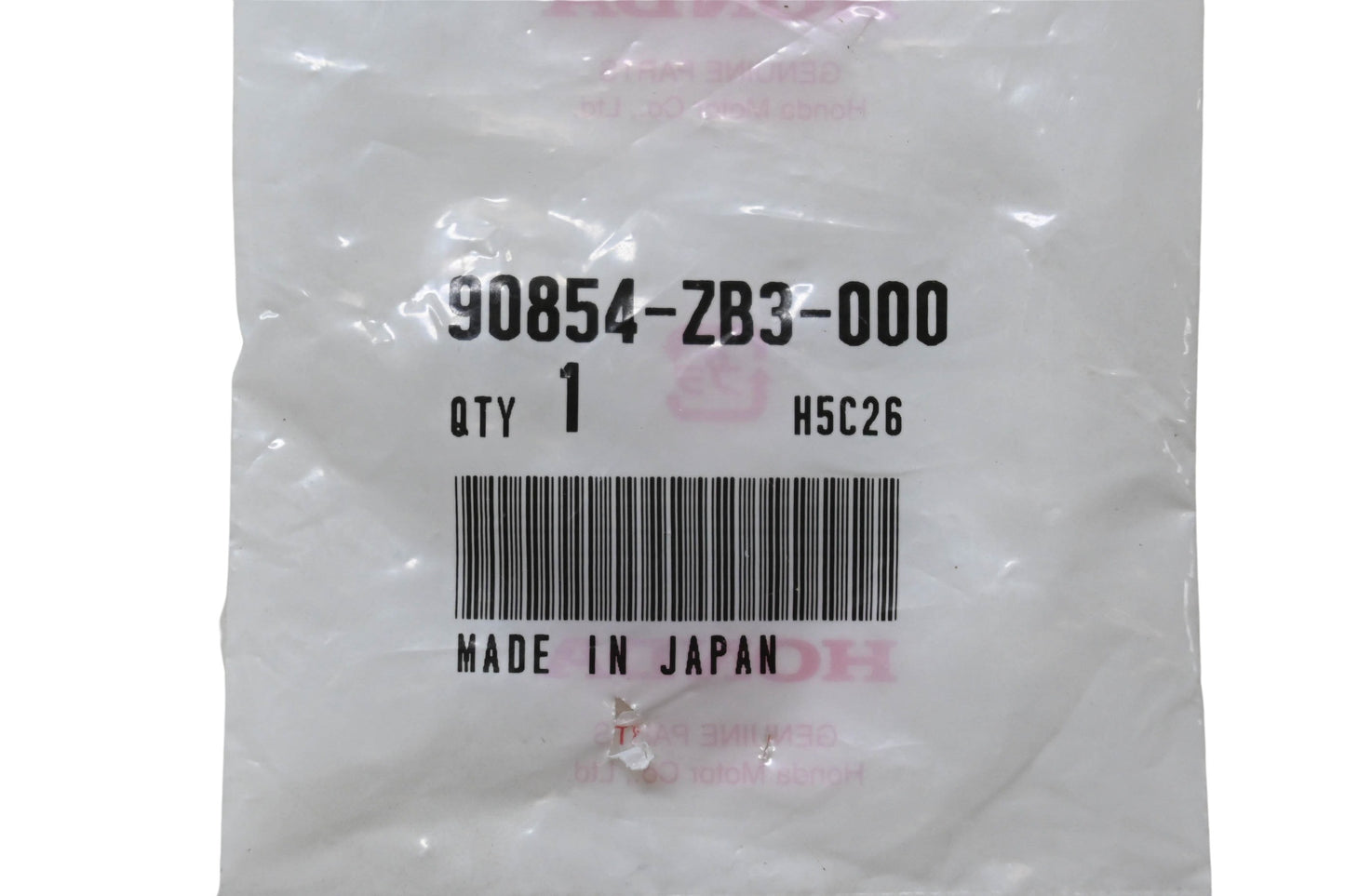 New OEM Honda 90854-ZB3-000 Fuel Rubber NOS