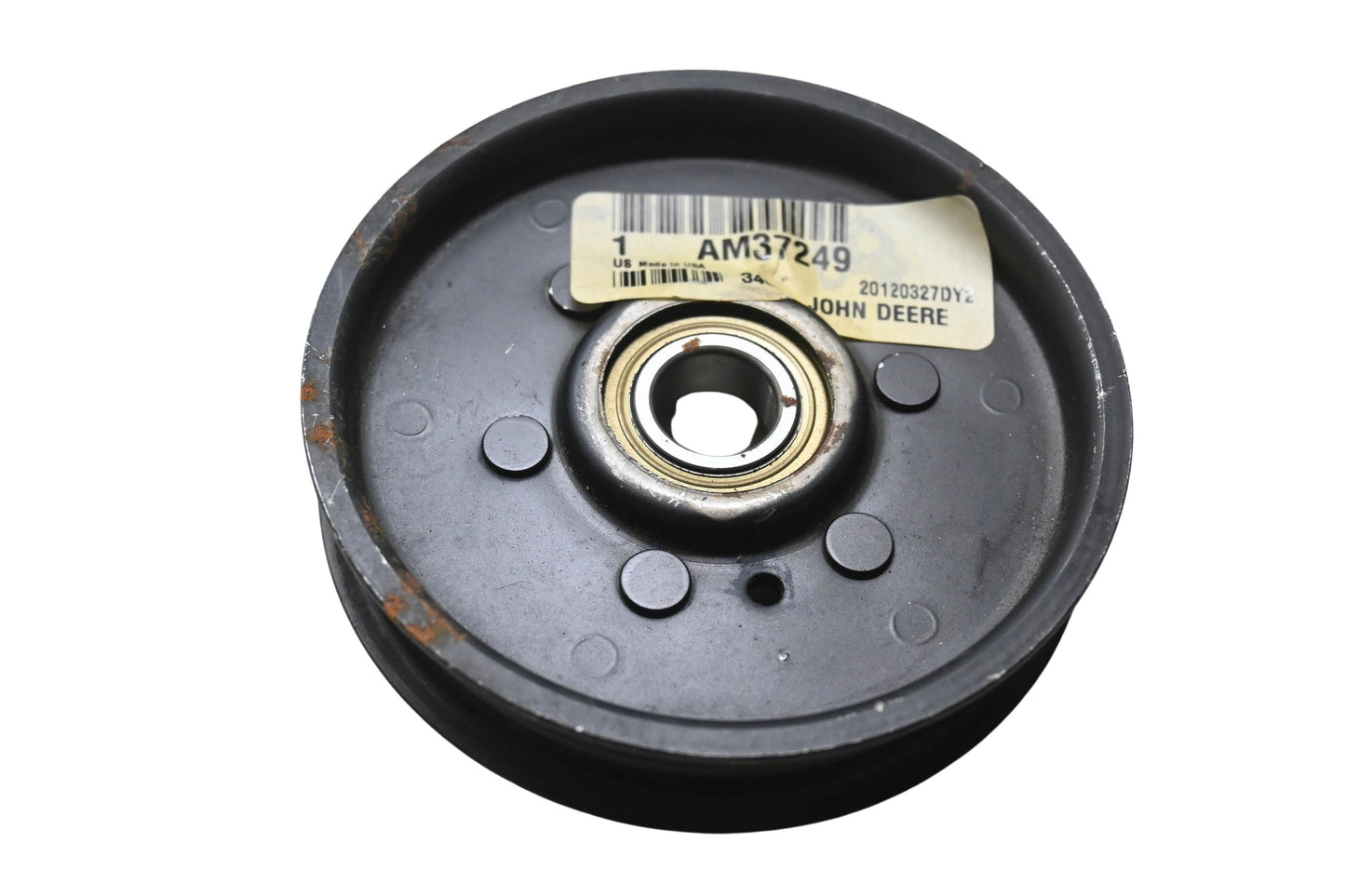 New OEM John Deere AM37249 Flat Idler Pulley NOS
