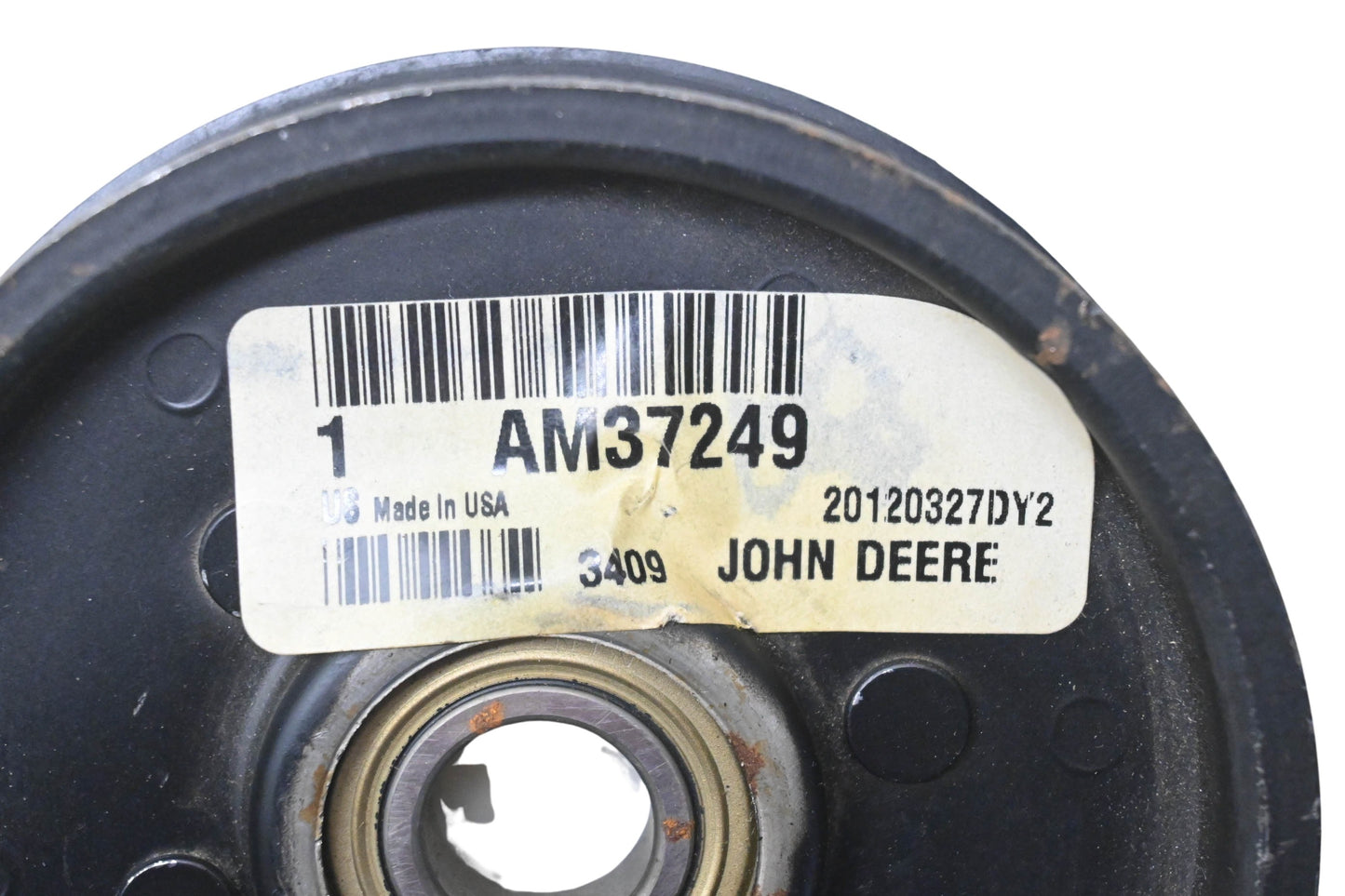 New OEM John Deere AM37249 Flat Idler Pulley NOS
