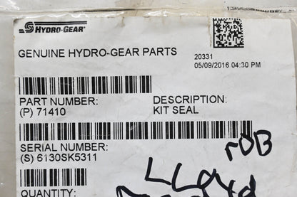 Hydro-Gear 71410 Seal Kit NOS