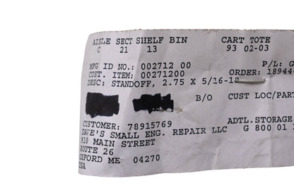 Ariens 00271200 Standoff NOS