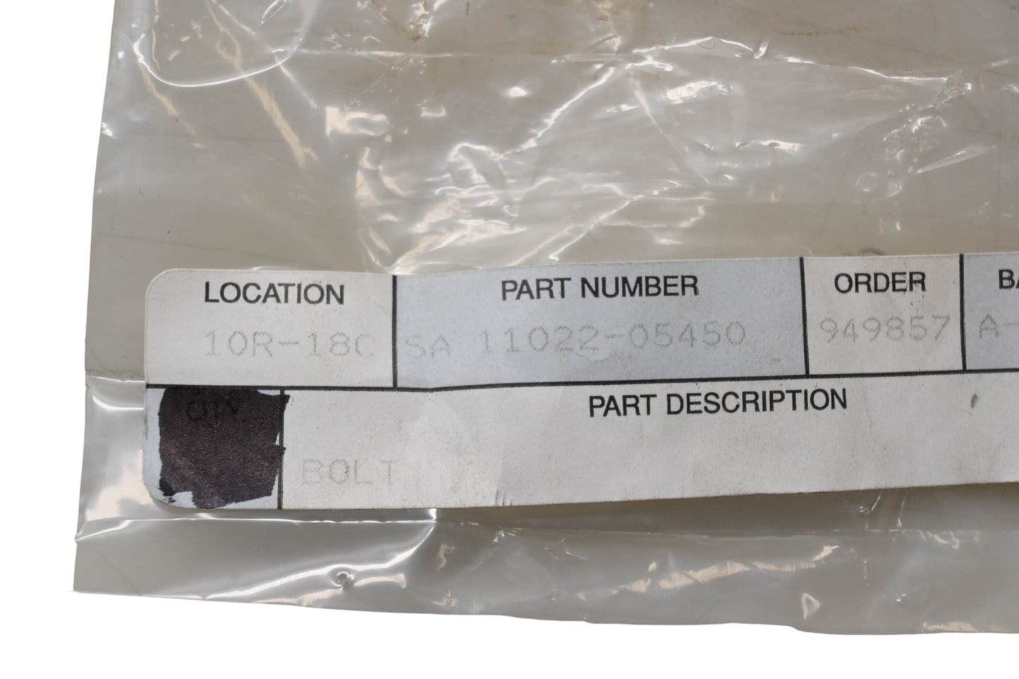 Shindaiwa 11022-05450 Bolt NOS