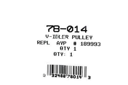 Oregon 78-014, 189993 V-Idler Pulley NOS