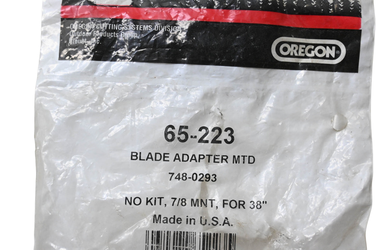 Oregon 65-223, 748-0293 Blade Adapter NOS