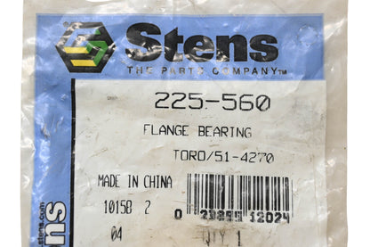 Stens 225-560, 51-4270 Flange Bearing NOS