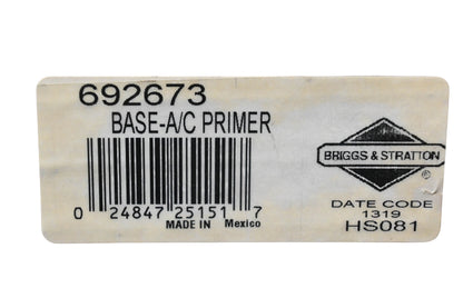 New OEM Briggs & Stratton 692673 Air Cleaner Primer Base NOS