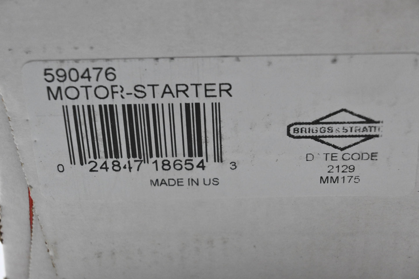 New OEM Briggs & Stratton 590476 Starter Motor NOS