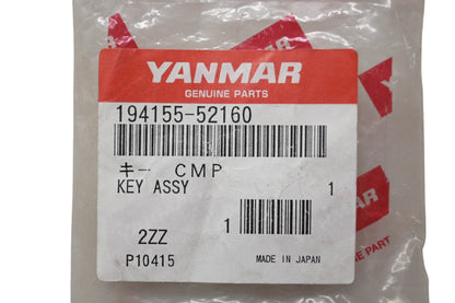 Yanmar 194155-52160 Ignition Key NOS