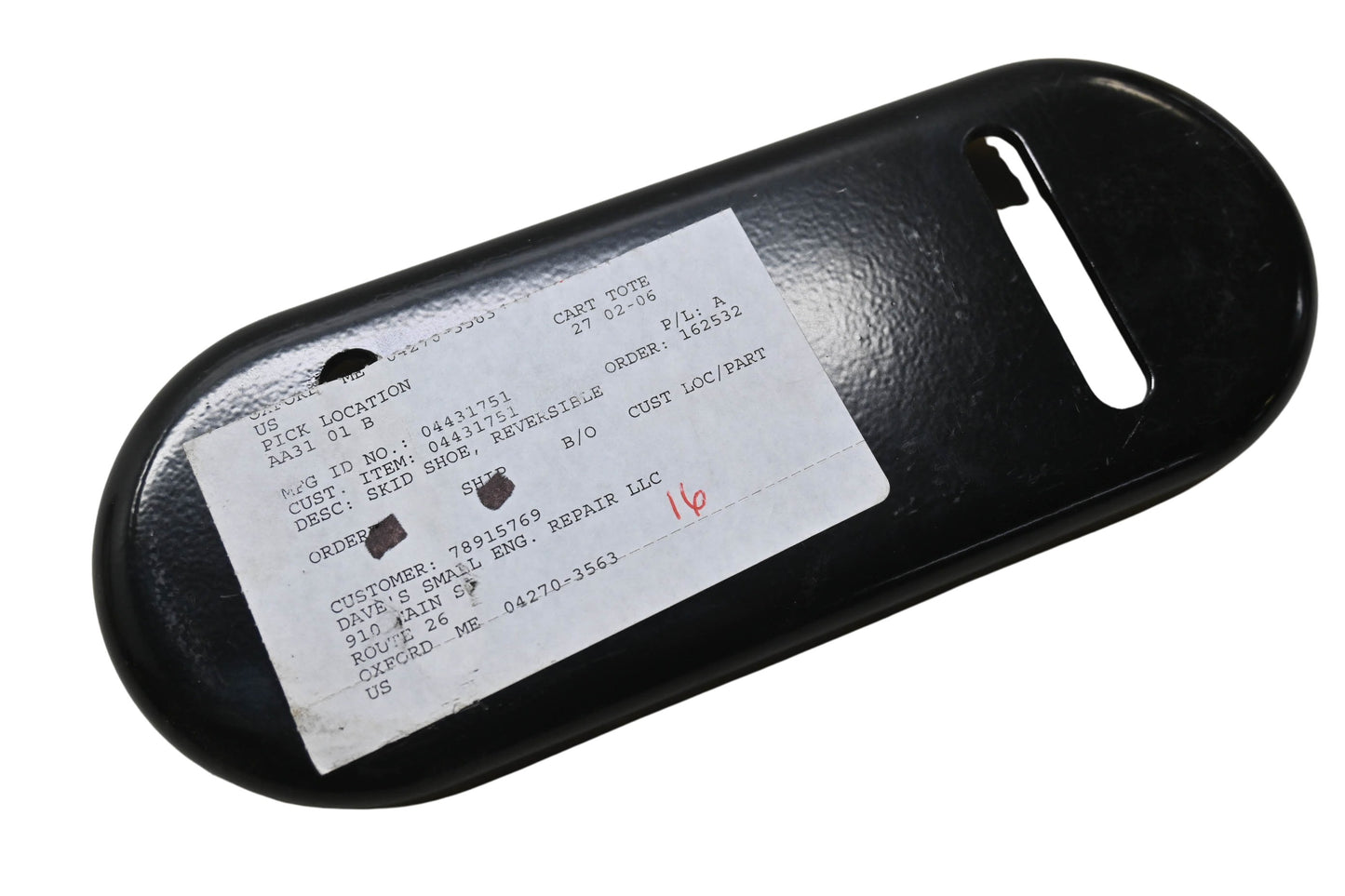Ariens 04431751 Reversible Skid Shoe NOS