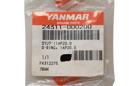 Yanmar 24311-000200 O Rings Qty 2 NOS