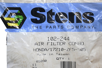 Stens 102-244, 17210-ZF5-505 Air Filter Combo NOS