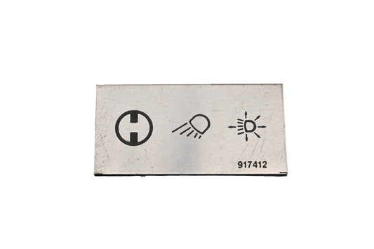 Mitsubishi 917412 Plate NOS