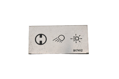 Mitsubishi 917412 Plate NOS