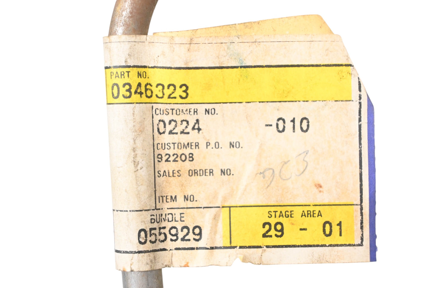 Caterpillar 0346323, 034-6323 Tube Assembly NOS