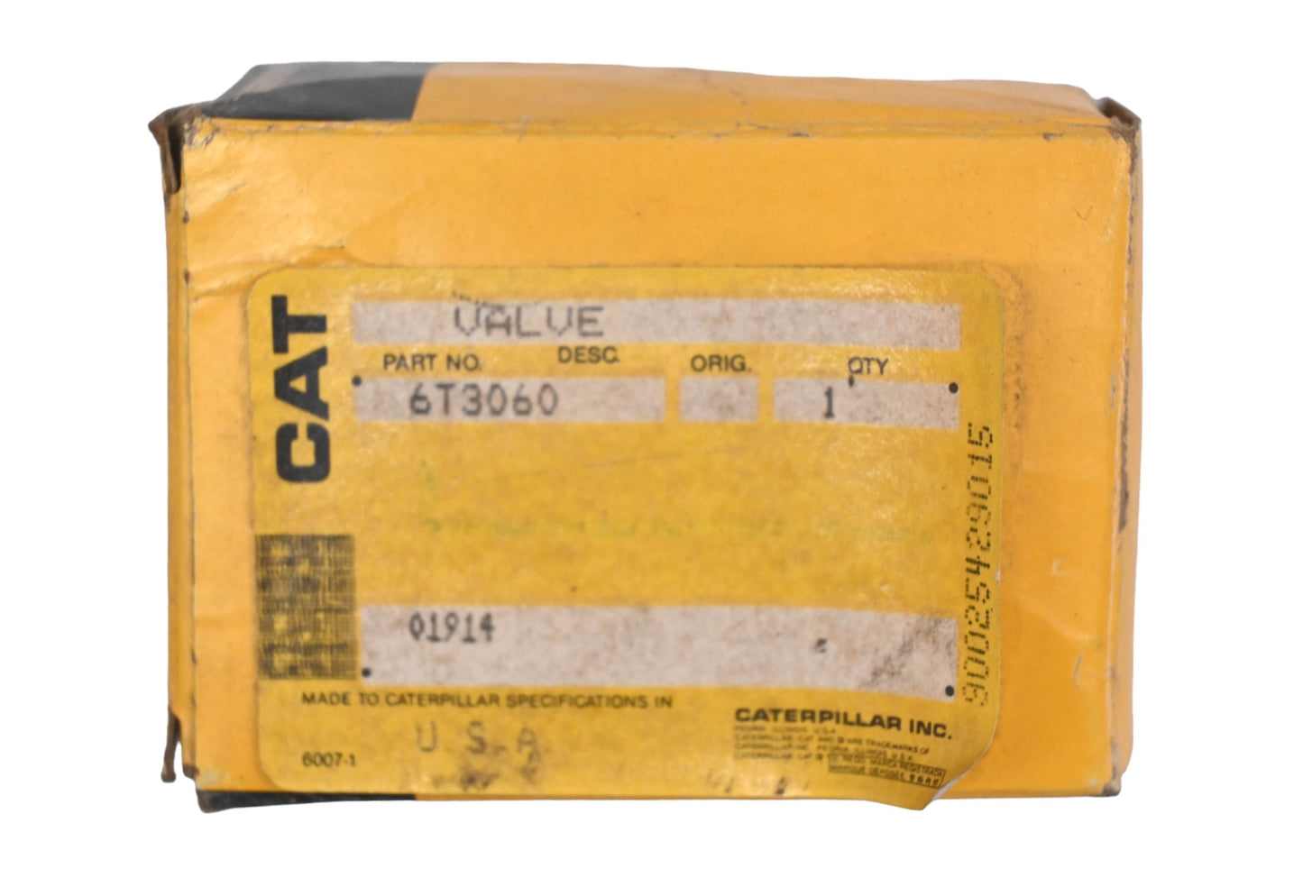Caterpillar 6T3060, 6T-3060 Solenoid Valve Assembly NOS