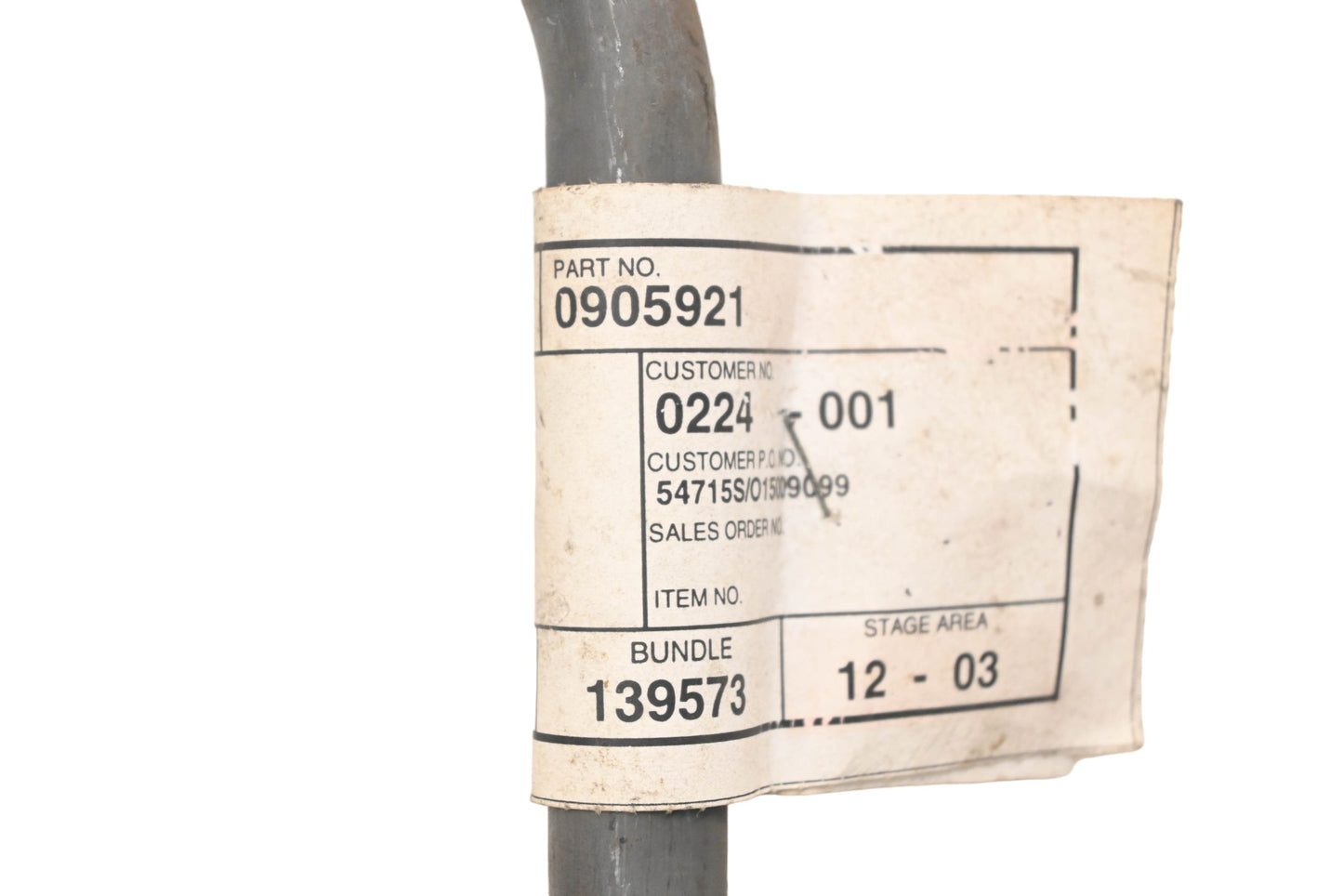 Caterpillar 0905921, 090-5921 Tube Assembly NOS