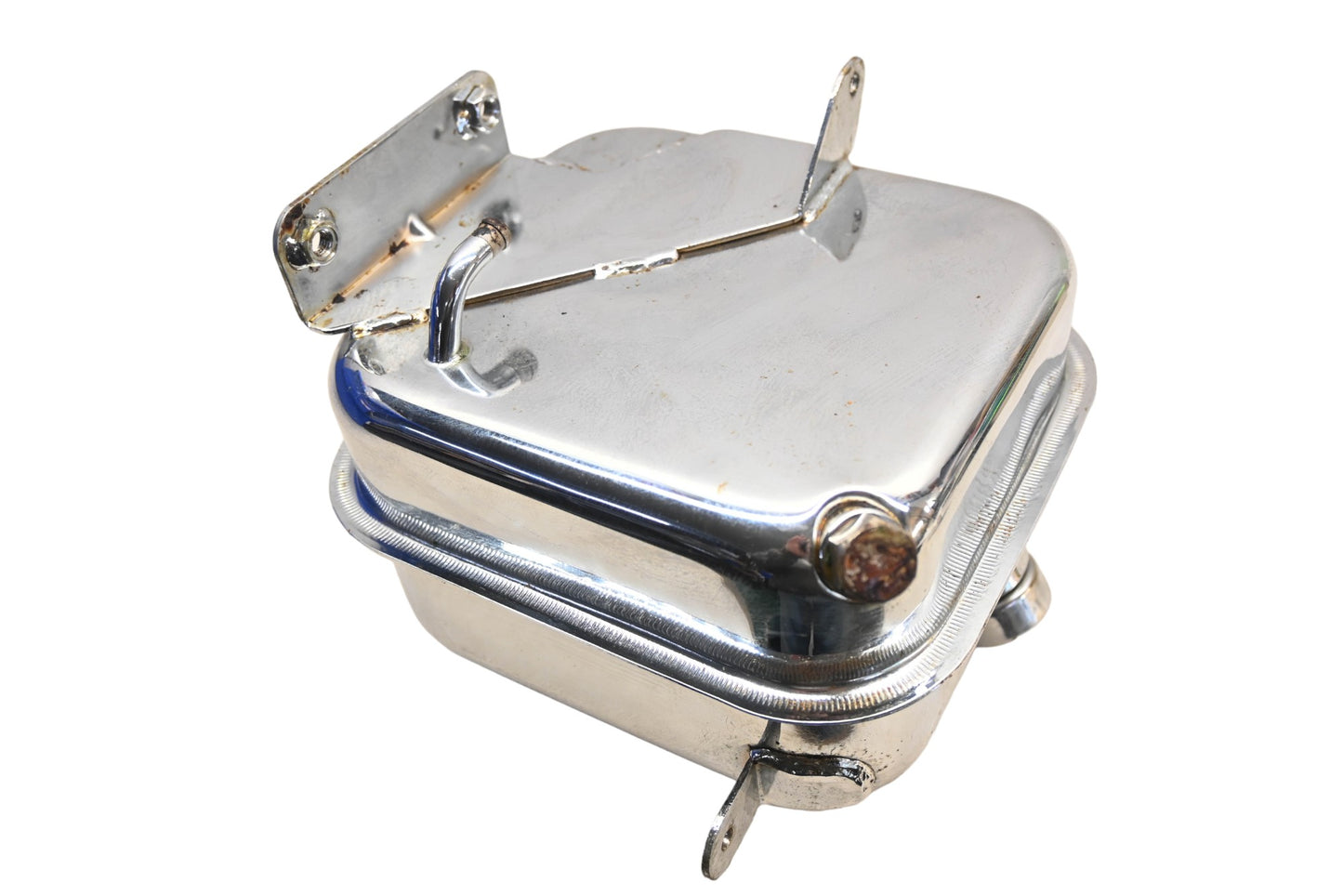 OEM Harley Davidson 62504-82 Chrome Oil Tank Assembly