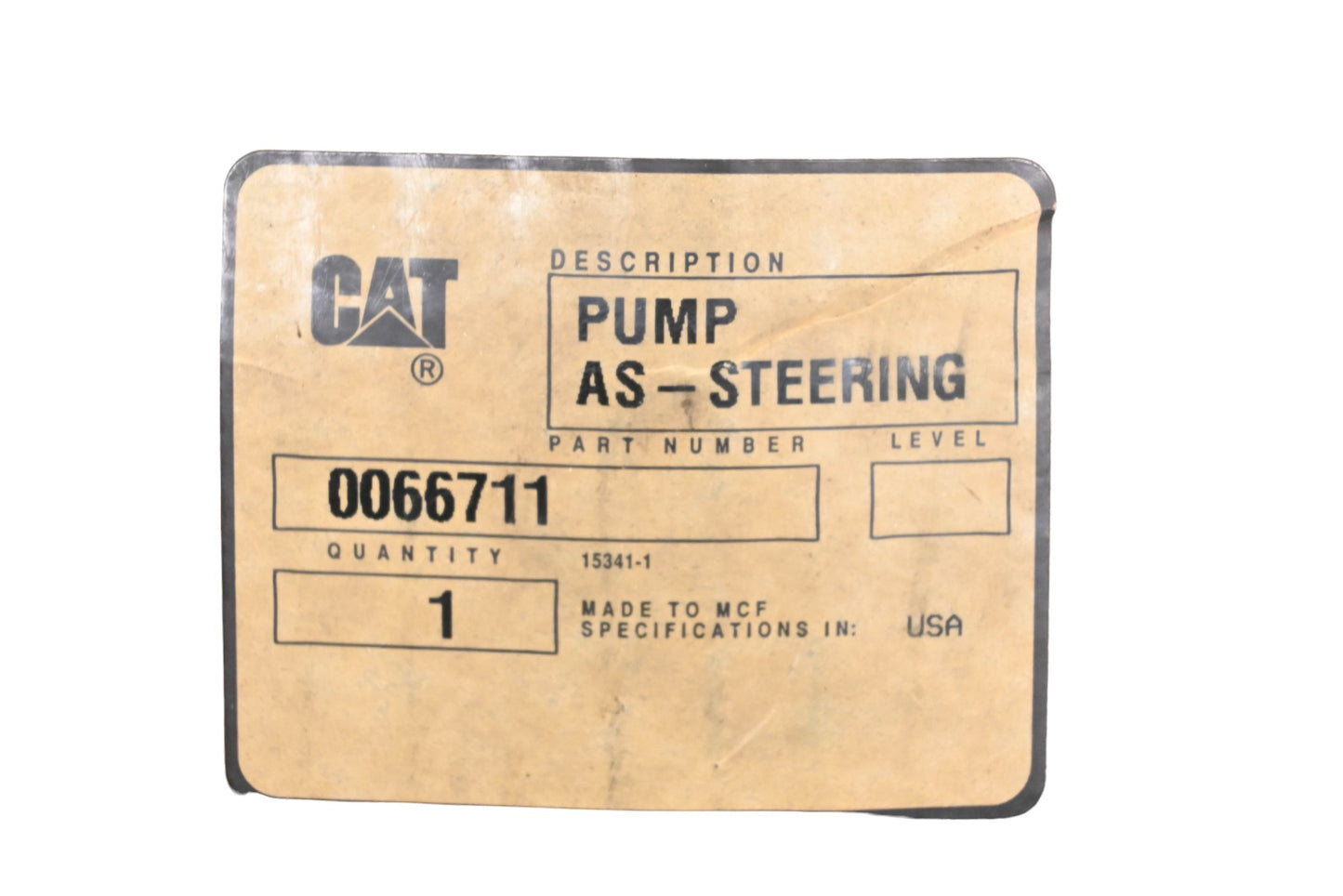 Caterpillar 0066711, 006-6711 Steering Pump Assembly NOS