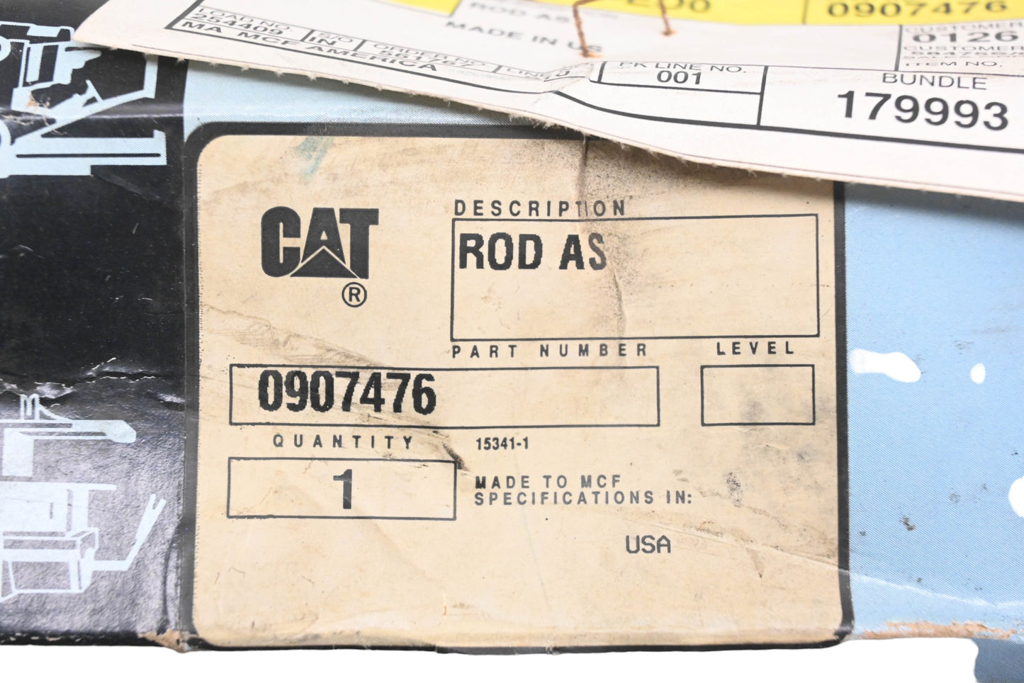 Caterpillar 0907476, 090-7476 Rod Assembly NOS