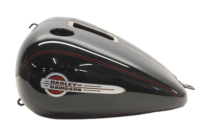 OEM Harley Davidson 62207-02 Black 2002 FLSTC With Red Logo Fuel Tank