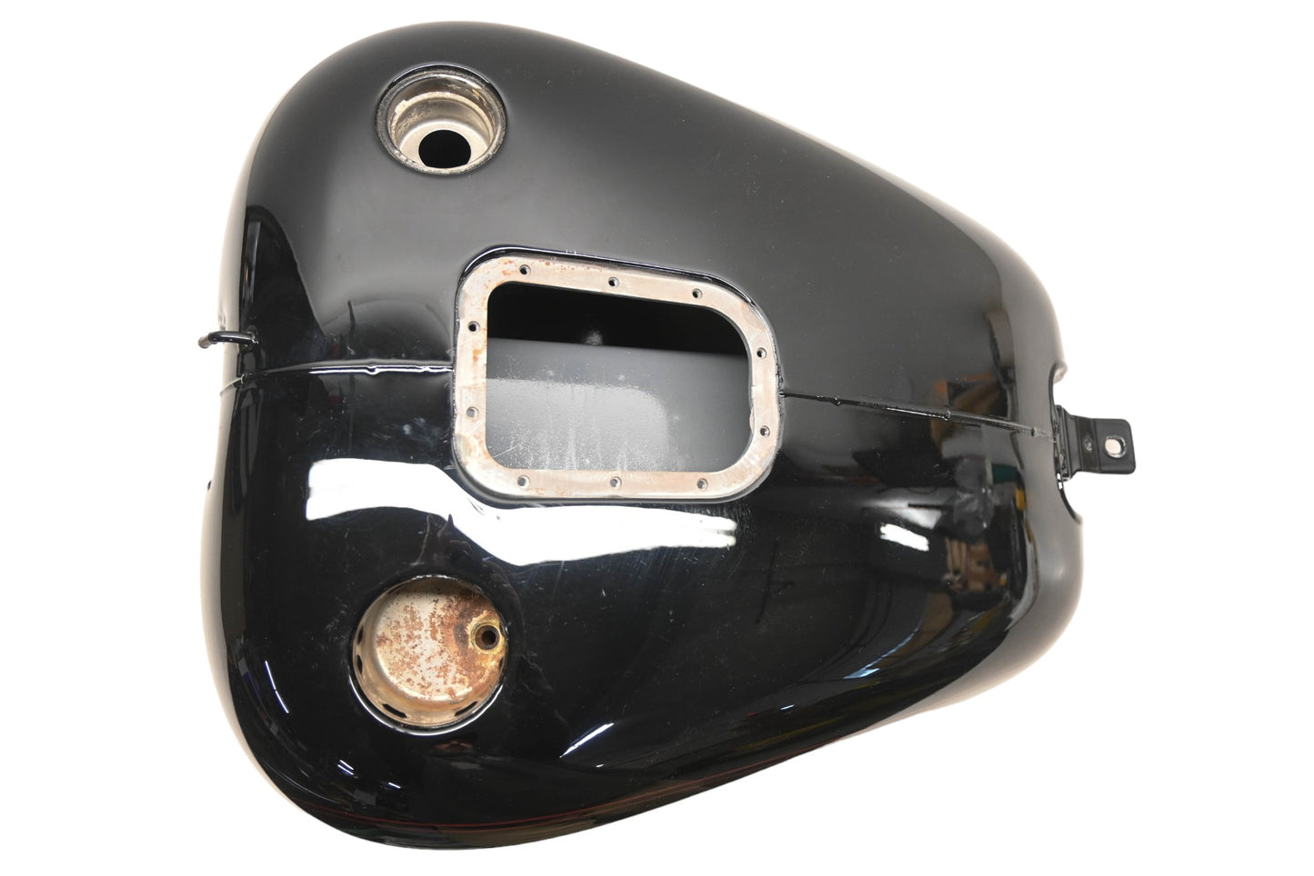 OEM Harley Davidson 62207-02 Black 2002 FLSTC With Red Logo Fuel Tank