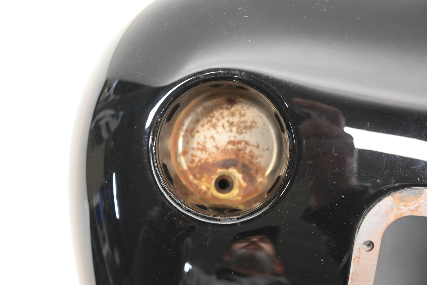 OEM Harley Davidson 62207-02 Black 2002 FLSTC With Red Logo Fuel Tank