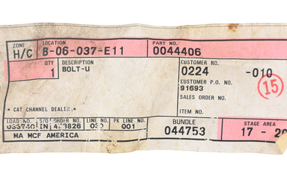 Caterpillar 0044406, 004-4406 U-Bolt